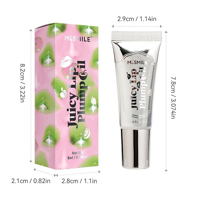 Lip Plumping Booster, Spicy Roll On Lip Plumper Gloss Lip Plumping Oil, Ultra-Hydrating & Nourishing, Lip Enhancer Lipstick, Glossy Finish Fuller Natural Lip Gloss for Women Girls (#02)-Velvo Beauty