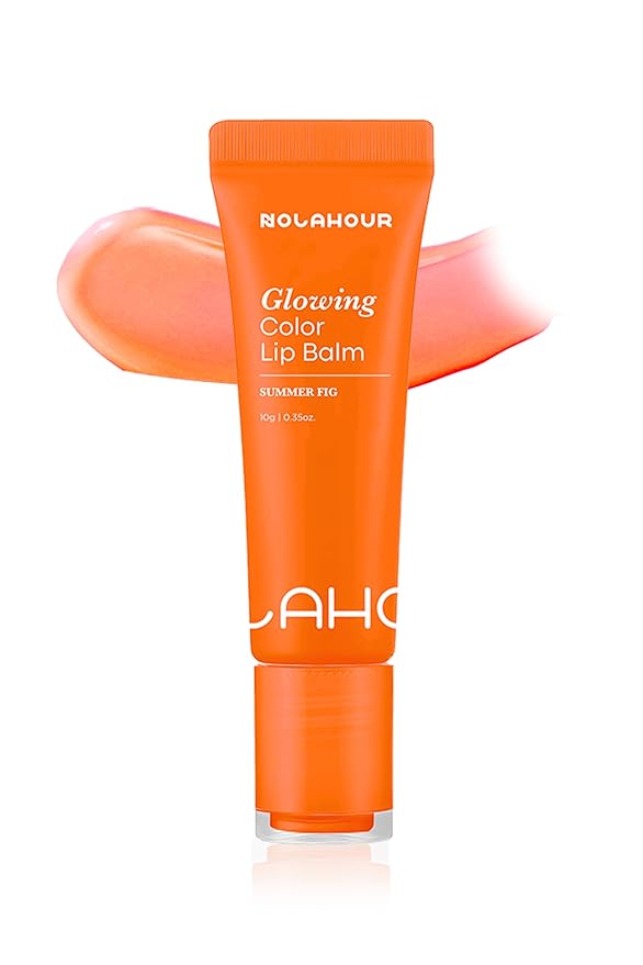 Glowing Color Lip Balm 0.35 Oz| Hydrating Lip Balm Lip Gloss for Girls | Vegan Lip Balm & Lip Plumping Gloss | Lip Glowy Balm & Lip Care for Dry Lips | Moisturizing Lip Balm Summer Fig-Velvo Beauty