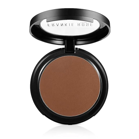 Frankie Rose Cosmetics Powder Foundation – Full Coverage Face Powder For Pores & Imperfections, Evens Out Skin Tone & Shine-Control | 58 Grams (Espresso)-Velvo Beauty