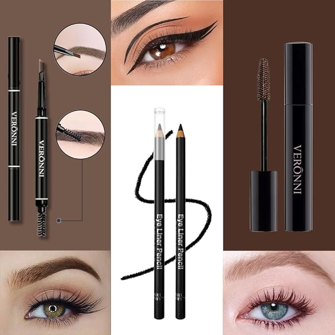 Makeup Kit for Women Full Kit, All in one makeup kit with Eyeshadow Eyeliner Eyebrow Lip Gloss Face Makeup & Brushes Full Starter Cosmetics Set For Girls & Teens (Set A)-Velvo Beauty