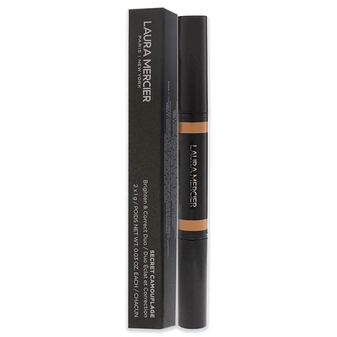 Laura Mercier Secret Camouflage Concealer Duo Stick - 3N Medium with Neutral Undertones Women 2 x 0.3 oz-Velvo Beauty