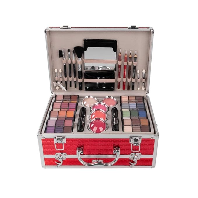 All-in-one Holiday Make up Gift Set | Makeup Kit for Women Full Kit Essential Starter Bundle Include Eyeshadow Palette Lipstick Blush Foundation Concealer Face Powder Mascara Lipgloss Brush-Velvo Beauty
