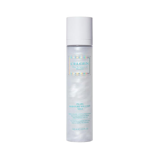 CELGEN] Pearl Moisture Solution Mist – 3-in-1 Toner, Makeup Primer & Setting Spray, Brightening & Hydrating Face Mist, 4.9 Fl. Oz./145ml-Velvo Beauty
