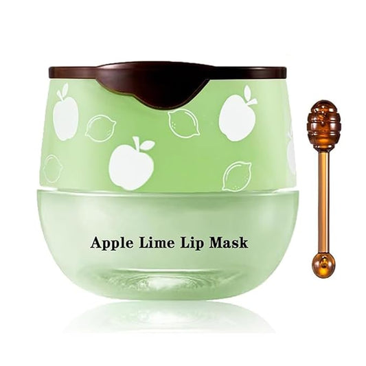 1PCS Bee Lip Balm Honey Pot, Moisturizing Lip Balm Overnight Lip Sleeping Mask Lip Scrubs Exfoliator, Hydrating Prevention Dry and Crack Lips, Lip Repair Nourishes the Lip Skin-Velvo Beauty