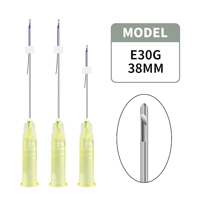 Pdo Threads Lift for Eyes, Pdo Lifting Thread, Improves Wrinkles And Sagging Around The Eye Area (20PCS-30G*38MM)-Velvo Beauty