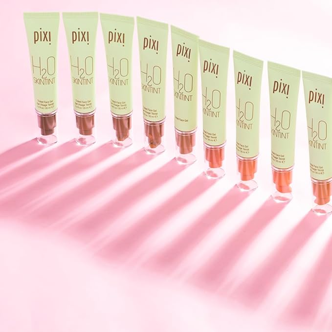 Pixi Beauty H2O SkinTint Tinted Face Gel, 1.2 fl oz / 35 ml, Mahogany-Velvo Beauty