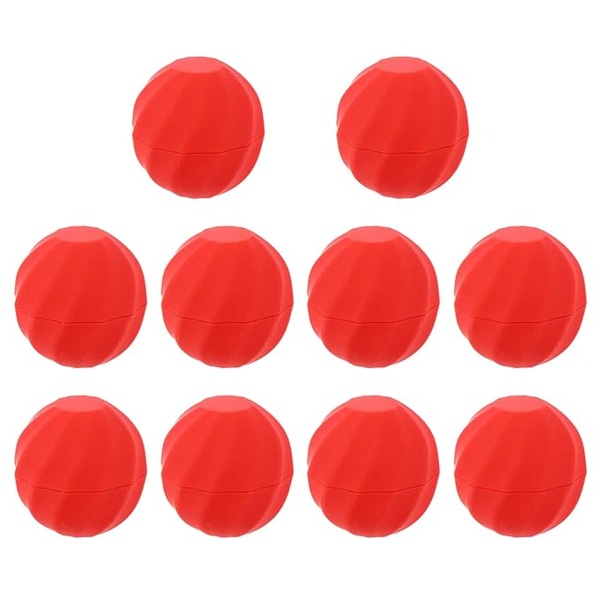 FRCOLOR Lip Balm Tubes Jar Lip Gloss 10Pcs Empty Lip Lip Balm Bottles Filling Lipstick Box Empty Lip Balm Sphere Containers Balm Sphere Containers Lip Balm Tube Refillable Lip Balm Containers-Velvo Beauty