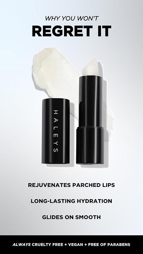 HALEYS Re-pair Nourishing Lip Balm, VEGAN KOREAN formula with Hyaluronic Acid, Shea Butter & Avocado for Dewy Soft Lips, 0 Residue, Lightweight, Shine, All-Day Comfort, Calms, Soothes, Hydrates Lips-Velvo Beauty