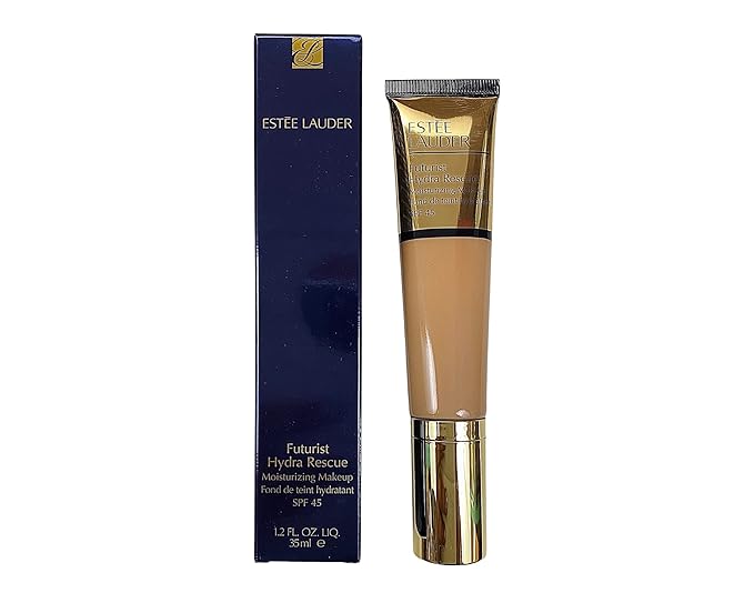 Estée Lauder Futurist Hydra Rescue Moisturizing Foundation SPF 45, 12 Hour Glow, 1.2 oz., 1W2 Sand-Velvo Beauty