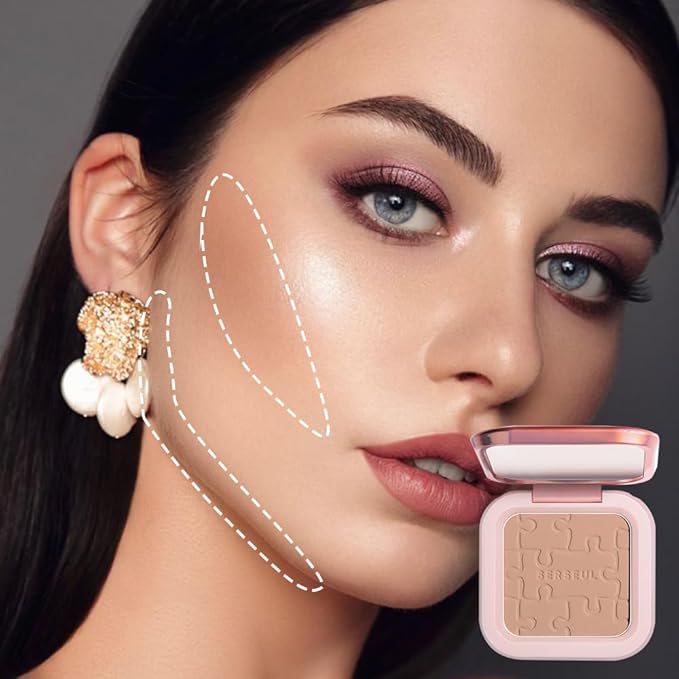 Face Contour Palette Face Sculpting Contouring Palette Powder Bronzer Makeup Palette with brush - Highly Pigmented Contour Powder For Contouring-Velvo Beauty