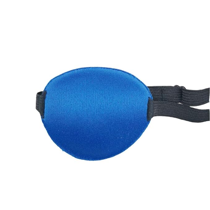 3 Pack Eye Patch Strabismus Adjustable Eye Patch Eye Mask Buckle Adults and Kids Blue-Velvo Beauty