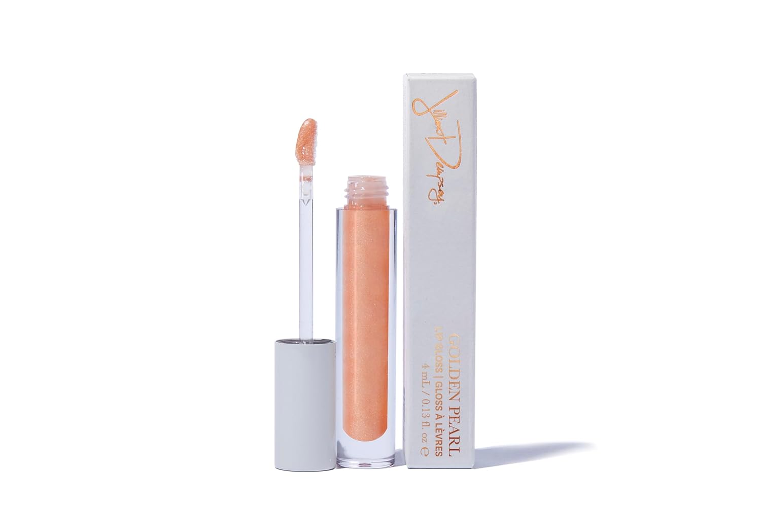 Jillian Dempsey Lip Gloss: Enhance, Hydrate & Smooth Lips with Firming & Plumping Benefits, Vegan, 12ml | Golden Pearl-Velvo Beauty