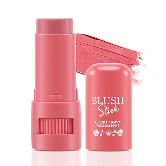 Cream Blush Makeup,Buildable Blush Stick for Cheeks,Matte Finish,Long Wear,Easy Application,Lightweight Multi Stick-Velvo Beauty