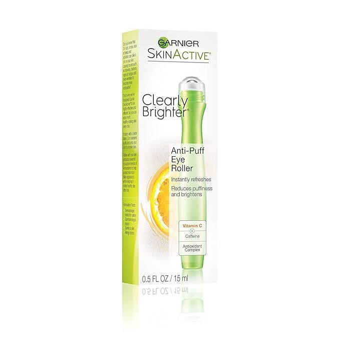 Garnier SkinActive Clearly Brighter Anti-Puff Eye Roller 0.5 oz (Pack of 3)-Velvo Beauty