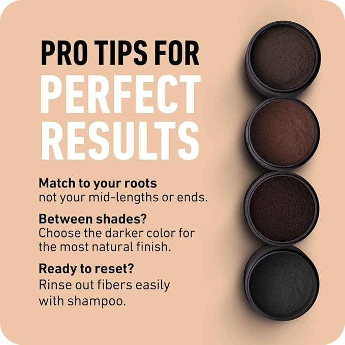 Boldify Hair Fibers Color Sample Kit - Fill In Thinning and Fine Hair for an Instantly Fuller, Thicker Look - 14 Shades for Women & Men - Dark Browns + Black-Velvo Beauty