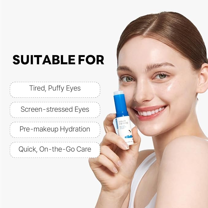 ROUND LAB Birch Juice Icy Cooling Eye Stick – Depuffing Glow Booster Balm for Puffy Eyes, Dark Circles, Fine Lines | On-the-Go Moisturizer | Korean Skincare | 0.35 oz-Velvo Beauty