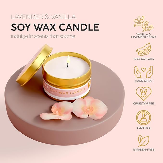 Luxury Spa Gift Basket for Women - Relaxing Self Care Kit with Body Scrub & Cream, Facial Mist, Scented Candle & More - Perfect Birthday Gift For Women - Box Set of 9 Pcs-Velvo Beauty