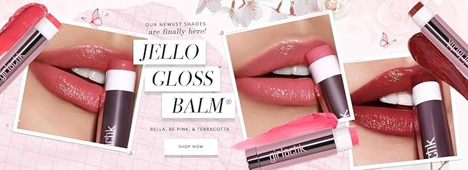 Girlactik Jello Gloss Lip Balm - Original Lip Care with Vitamin E, Aloe Vera, Avocado and Apricot Kernel Oil for Hydrating, Moisturizing Lip Balm with Glossy, Smooth, 4.5 g / 0.15 oz (Terracotta)-Velvo Beauty