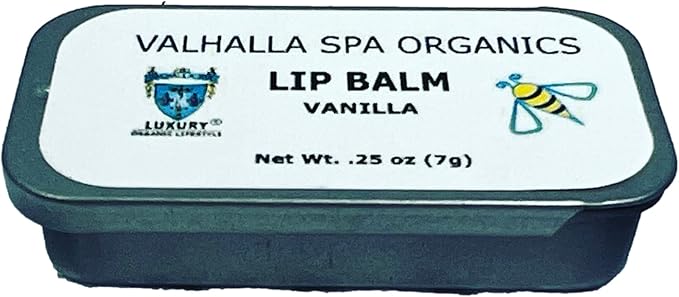 Beeswax Lip Balm with Aloe Vera and Vitamin E | Vanilla Scent | Un-Flavored-Velvo Beauty