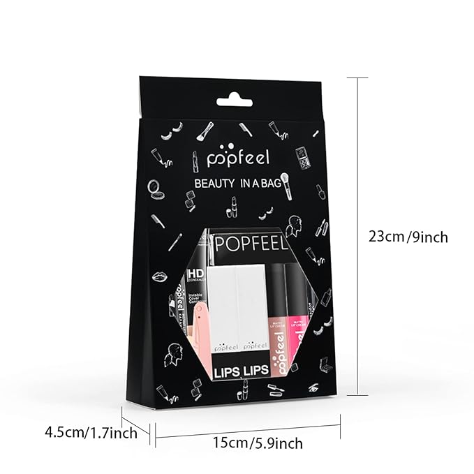 All-in-one Holiday Make up Gift Set | Makeup Kit for Women Full Kit Essential Starter Bundle Include Eyeshadow Palette Lipstick Blush Foundation Concealer Face Powder Mascara Lipgloss Brush-Velvo Beauty