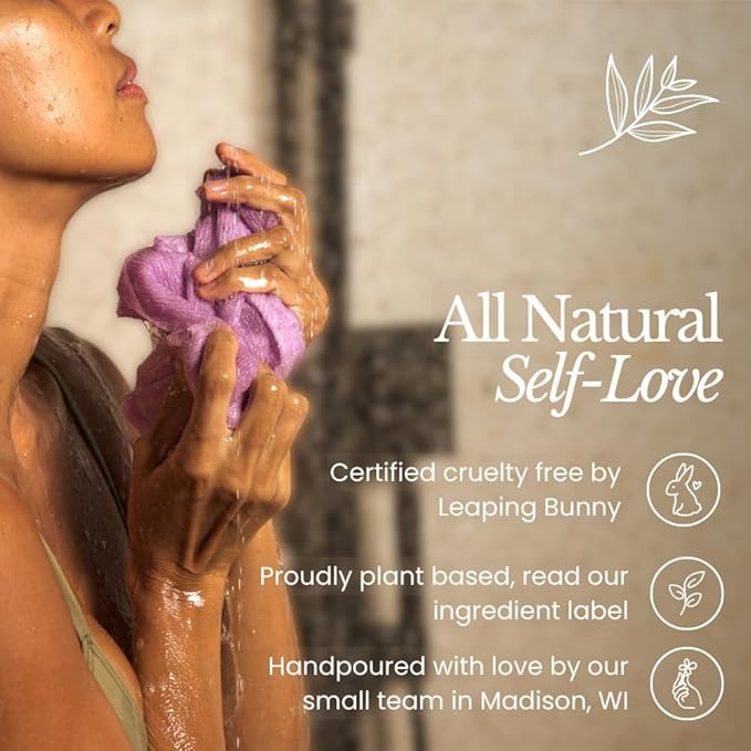 Bare Botanics Matcha Eucalyptus Body Scrub 24 oz - Naturally Scented Sea Salt Scrub Made in Madison, WI - Formulated w/Skin Loving Moisturizers - Vegan, Cruelty Free Exfoliator w/a Cute Wooden Spoon-Velvo Beauty