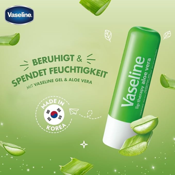 Vaseline Aloe Fresh Lip Therapy Stick- .16 oz-Velvo Beauty