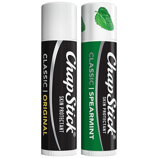 ChapStick Lip Care Bundle – Classic Spearmint + Classic Original Lip Balm, 0.15 Ea (2 Piece Set)-Velvo Beauty