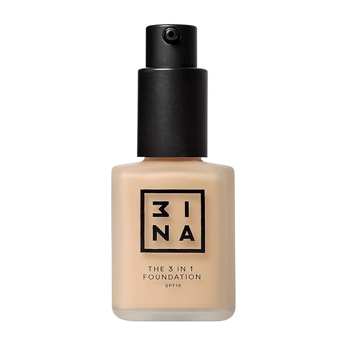 3INA The 3-In-1 Foundation 213 - Vegan Formula - Combination Of Primer, Concealer And Foundation - Medium Coverage - Natural Finish - Perfect For Covering Lines And Blemishes - Long Lasting - 1.01 Oz-Velvo Beauty
