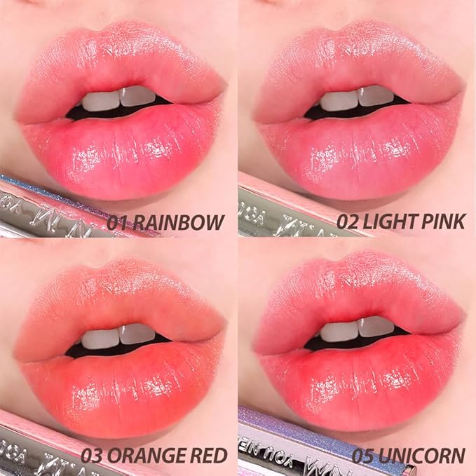 Rainbow Honey Lip Balm (+4 colors) Color-Changing, Non-Sticky, K-beauty, Korea Olive Young Awards Winner, High-Shine,Comfortable, tinted Lipbalm, moisturize with Manuka Honey-Velvo Beauty