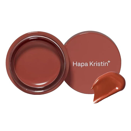 Gleam Glow Lip and Blush | a Classic, Vibrant Red that brings a Fresh, Lively Energy | perfectly pairs with Hapa Kristin Colored Contacts, 0.148 Oz (4.2g) (Burnt Orange 202, one)-Velvo Beauty
