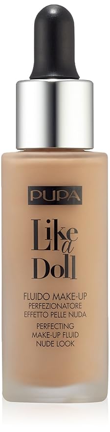 PUPA Milano Like A Doll Perfecting Make-Up Fluid, Sand 30 ml-Velvo Beauty