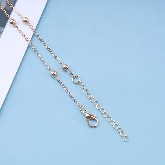 Vintage Opal Crystal Sun Pendent Necklace Opal Sunburst Necklace Moonstone Sun Choker Necklace Gold Ball Chain Necklace Jewelry for Women (Gold)-Velvo Beauty