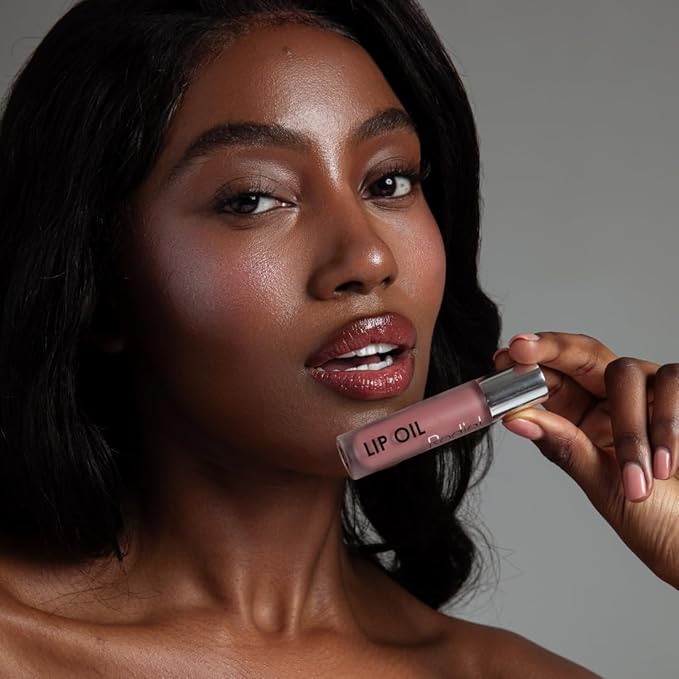 Rodial Plumping Collagen Lip Oil Wild Plum 0.13fl.oz, Vegan Collagen-Infused Lip Oil with Macadamia and Jojoba Oil, Deep Hydration for Fuller-Looking Pout, Ultra-Nourishing Formula for Silky Lips-Velvo Beauty