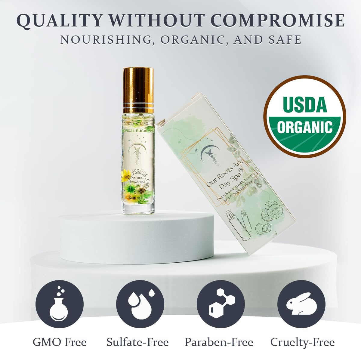 Tropical Eucalyptus Organic Nail Cuticle Oil Pen with Jojoba, Coconut MCT, and Rosehip for Nail Hydration, Growth & Strength, Travel Size Keychain(0.34 Fl Oz)-Velvo Beauty