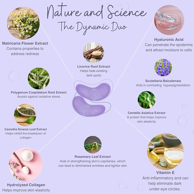 Under Eye Masks (20 Pairs) Collagen & Hyaluronic Acid - Reduce Wrinkles, Dark Circles, Puffy Eyes, Bags, Anti Aging Patches & Face Moisturizer Sensitive Skin Safe- Mothers Day-Velvo Beauty