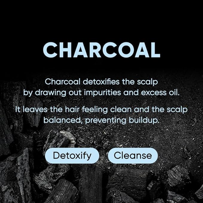 Charcoal Shampoo Bar 2.0 - Hydrating & Moisturizing Natural Hair Soap Bar Shampoo for Excess Oil Build-Up & Scalp Nourishment - Bathing Soap Solid Shampoo for All Hair Types (120g, 4.23oz)-Velvo Beauty
