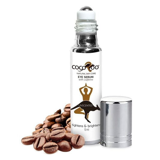 Caffeinated Eye Serum, Nutrient-Dense, 100% Pure, Natural & Vegan (Unscented)-Velvo Beauty