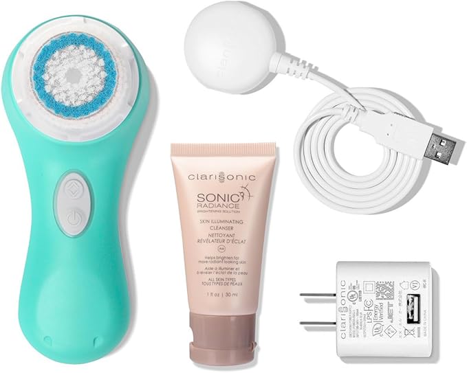 Clarisonic Mia 2, Sonic Facial Cleansing Brush System, Sea Breeze-Velvo Beauty