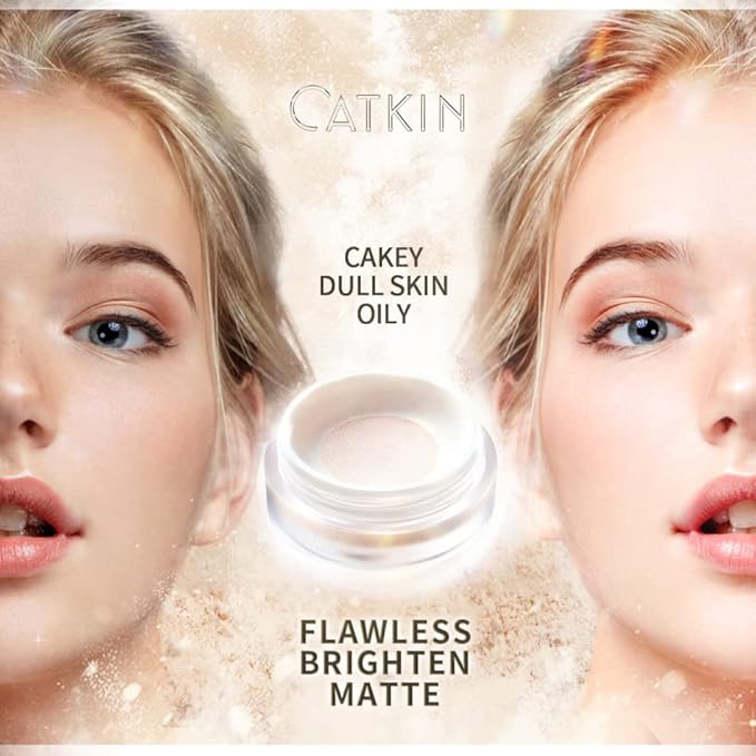 CATKIN Dreamworld Air Makeup Loose Powder Setting Finishing Powder Oil Control shimmer (C02)-Velvo Beauty