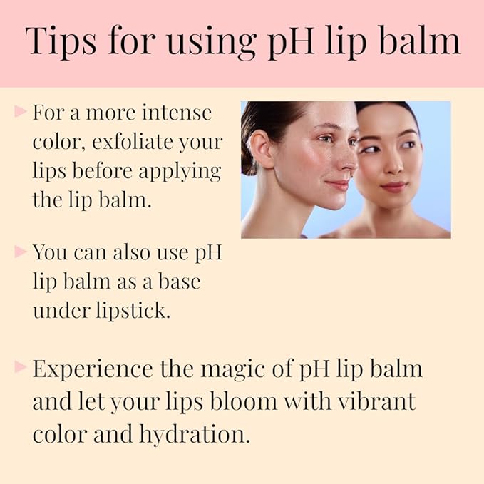 Priscilla Passionate Peach pH Lip Balm, Flavored, Vegan, No Animal Cruelty-Velvo Beauty