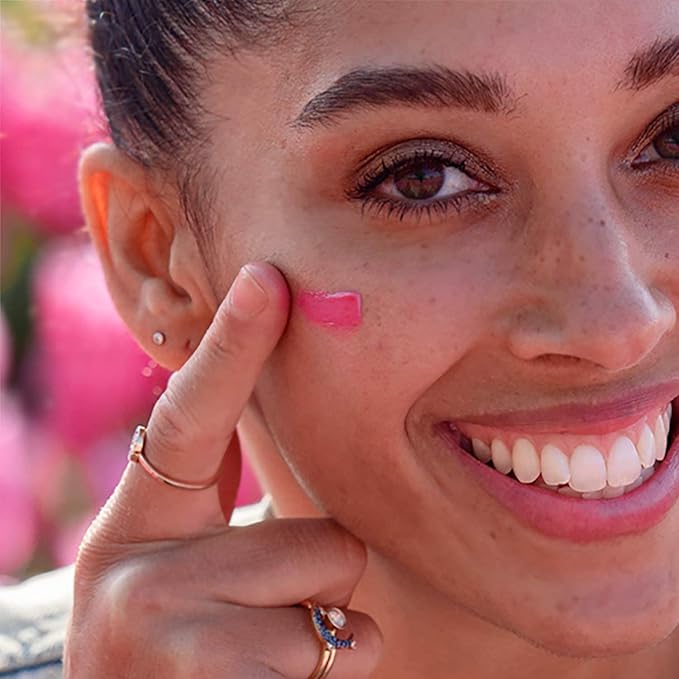 Bloomeffects - Natural Tulip Tint Lip + Cheek Balm | Cruelty-Free, Non-Toxic, Clean Beauty (Petal Pink)-Velvo Beauty