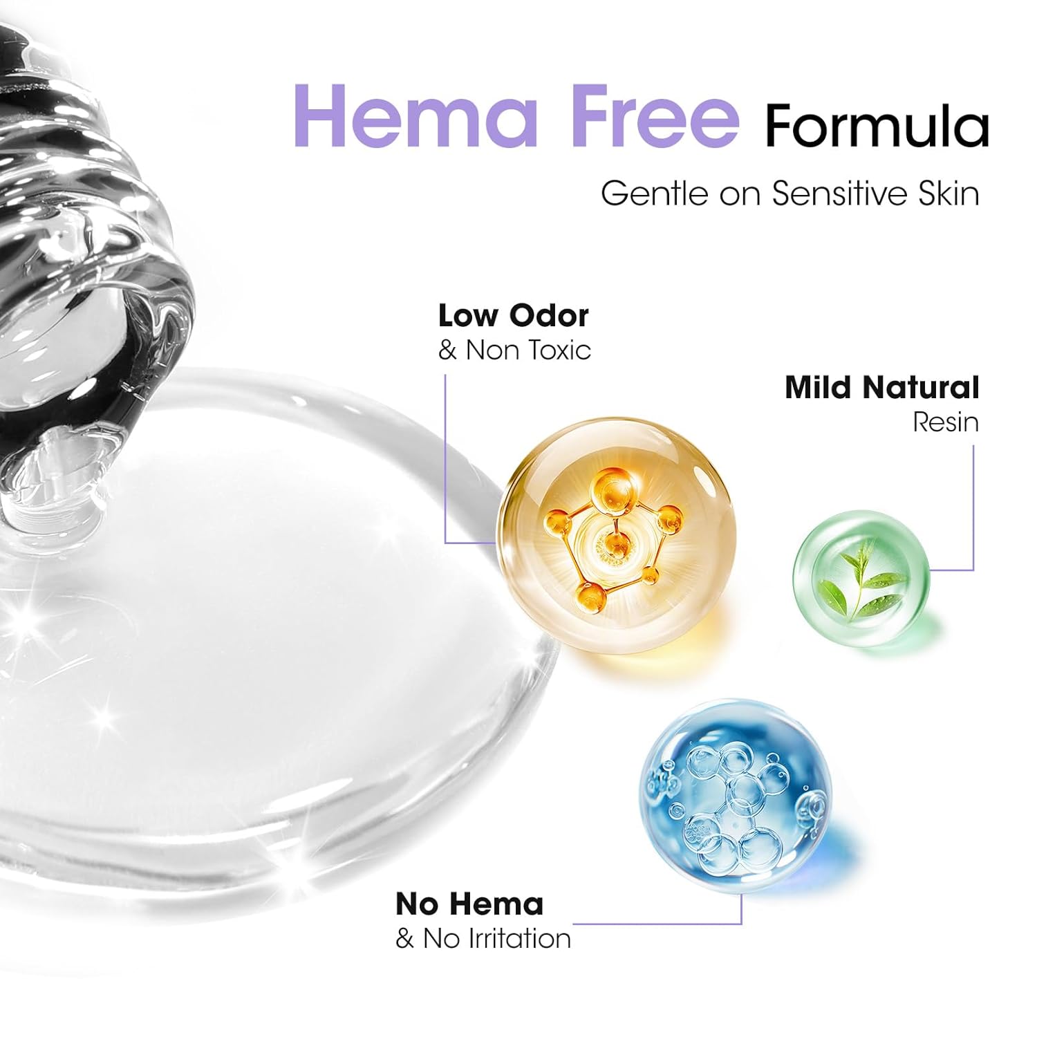 GELLEN 20ml Gel Base and Top Coat, Hema-Free Glossy Top Coat and Base Coat for Gel Nail Polish, No Wipe Soak Off Curing Needed Clear Nail Polish, Easy DIY Manicure Set-Velvo Beauty