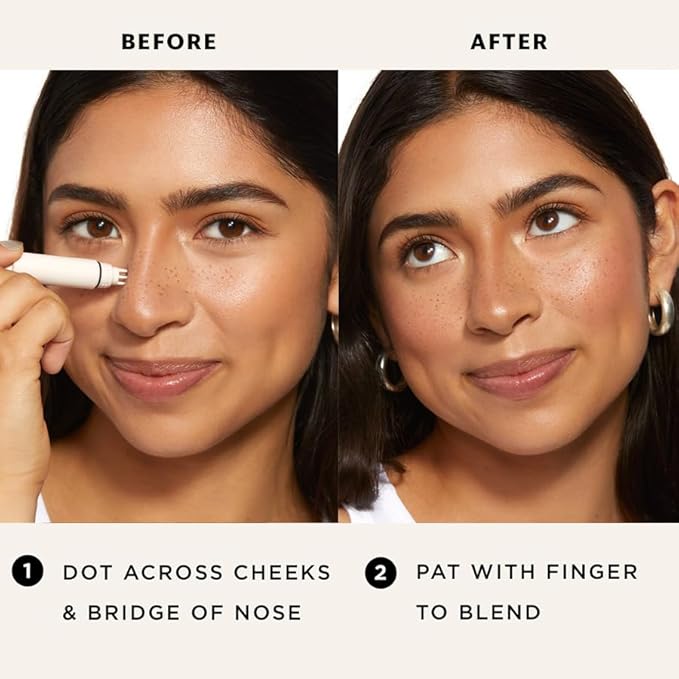 Upgrade Freckle Pen Stamp– Waterproof Faux Fake Freckles Makeup Tool,Natural-Looking Freckle Maker & Spray with Multi-Prong Precision Stamp Head,Long-Lasting Sunkissed Makeup (LIGHT)-Velvo Beauty