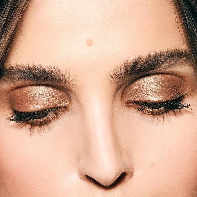 MAKE Beauty Multi-Chromatic Eye Shadow. Metal Reflecting Luminous Foil Finish Creamy, Buildable, Dimensional Long-wear, Crease-proof Powder Eyeshadow, Multichrome Shade - Dream Dust, Gold-Velvo Beauty