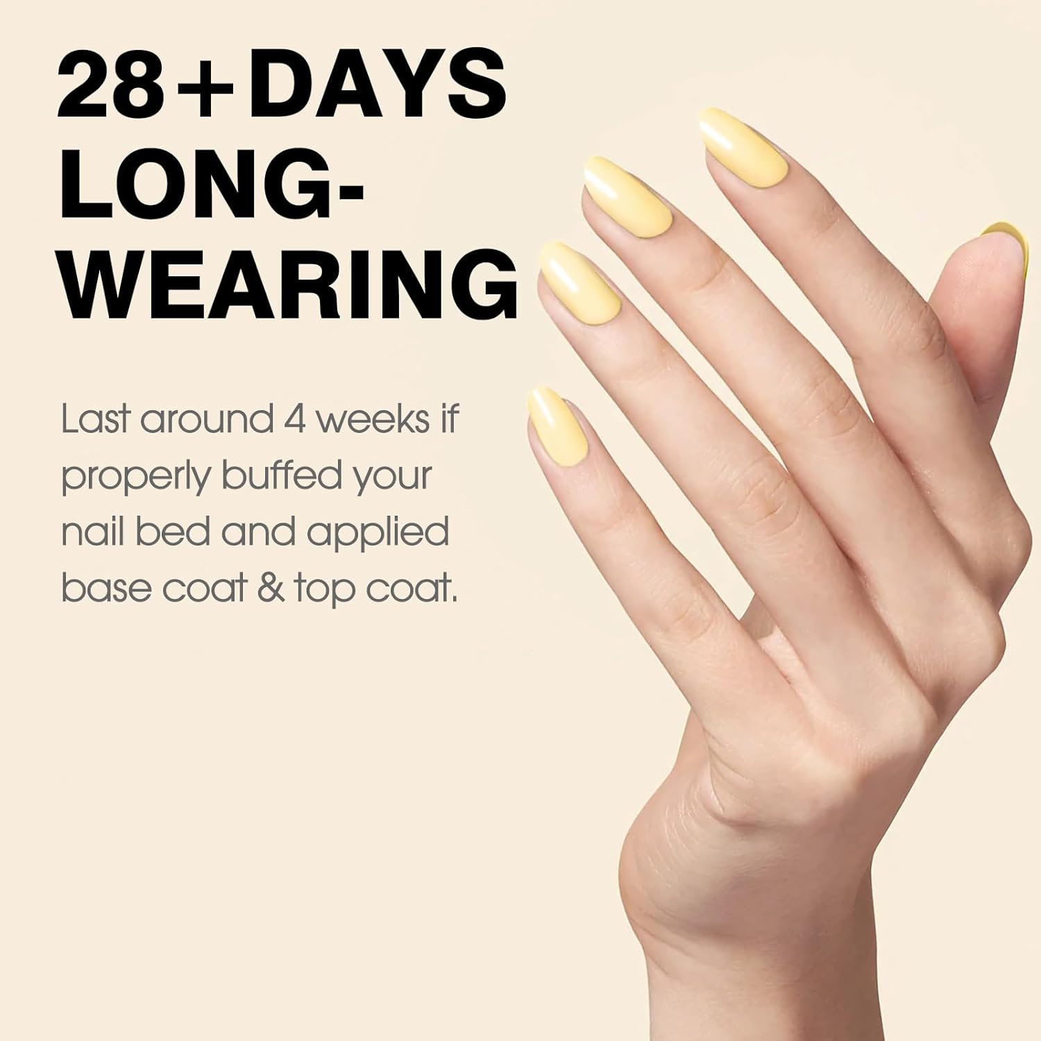 CANNI Pastel Yellow Nail Gel Polish, 1Pcs Butter Yellow High Gloss Soak Off UV Nail Polish Gel French Manicure Salon DIY-Velvo Beauty