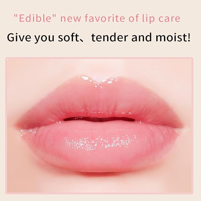 Bee Lip Balm Honey Pot, Strawberry & Honey Moisturizing Propolis Lip Mask, Hydrating & Prevention Dry and Cracked Lip Scrubs Exfoliator, Reduces Lip Lines (Red)-Velvo Beauty