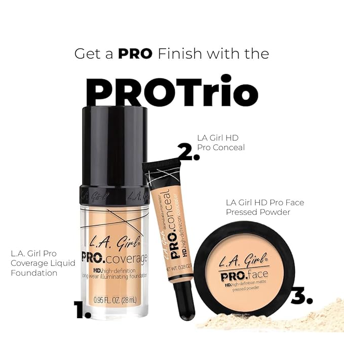 L.A. Girl Pro Concealer, Medium Beige, 0.28 Oz (LAX-GC978-A)-Velvo Beauty