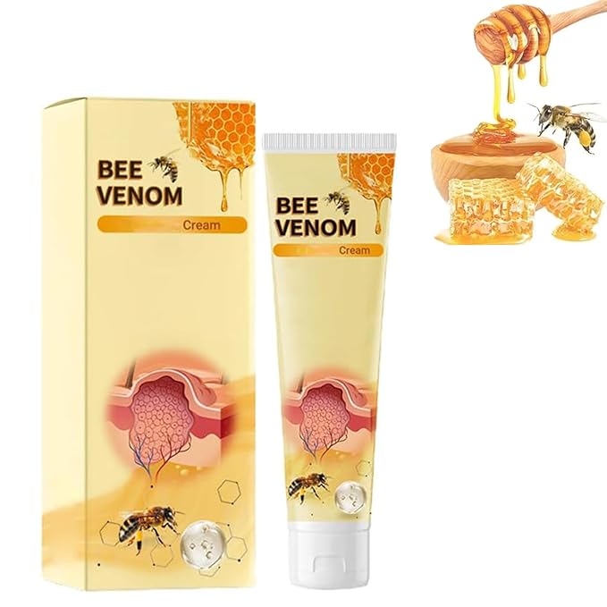 Bee Venom Professional Gel,New Bee Venom Cream for Neck,Waist,Back,Hands,Feet and Legs-Velvo Beauty