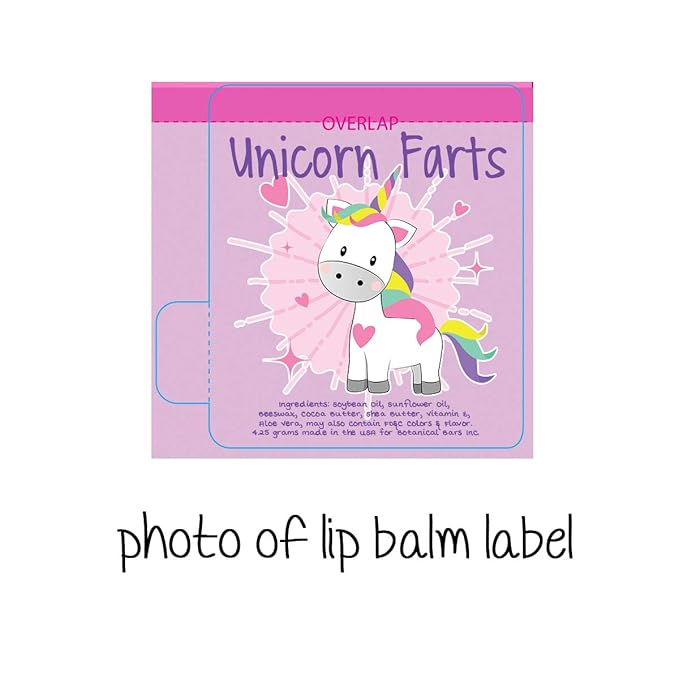 12 Unicorn Farts Lip Balm Favors - Unicorn Theme Lip Balms - Unicorn Party Favors - Girls Party Favors - Unicorn Farts Favors-Velvo Beauty