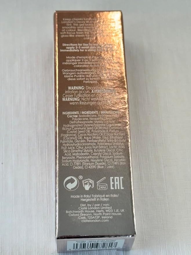 Ciaté London Dewy Blush Glossy Cheek Tint, Brightening Yuzu Extract, Detoxing Dragon Fruit Extract, Refreshing Fruit Scent, Coconut - 1-Velvo Beauty